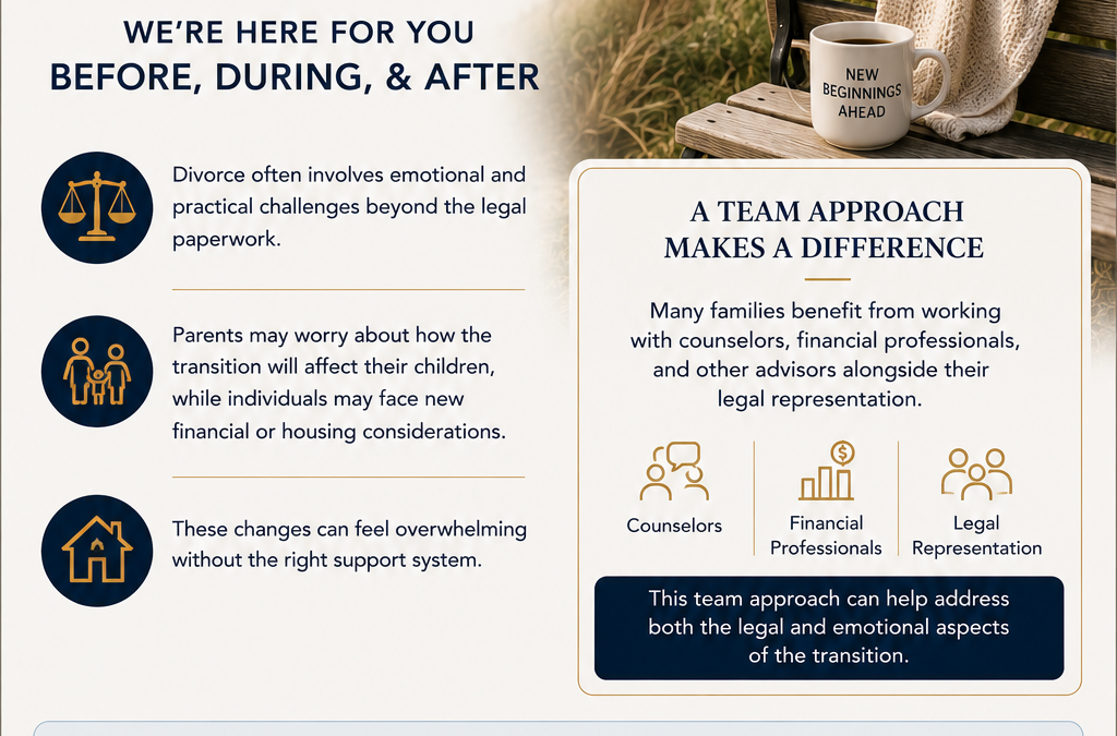 Divorce Is a Legal Process — But Also a Life Transition — We’re Here For You Before, During, & After