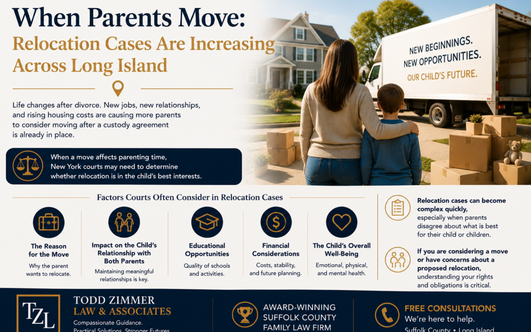 When Parents Move: Relocation Cases Are Increasing Across Long Island